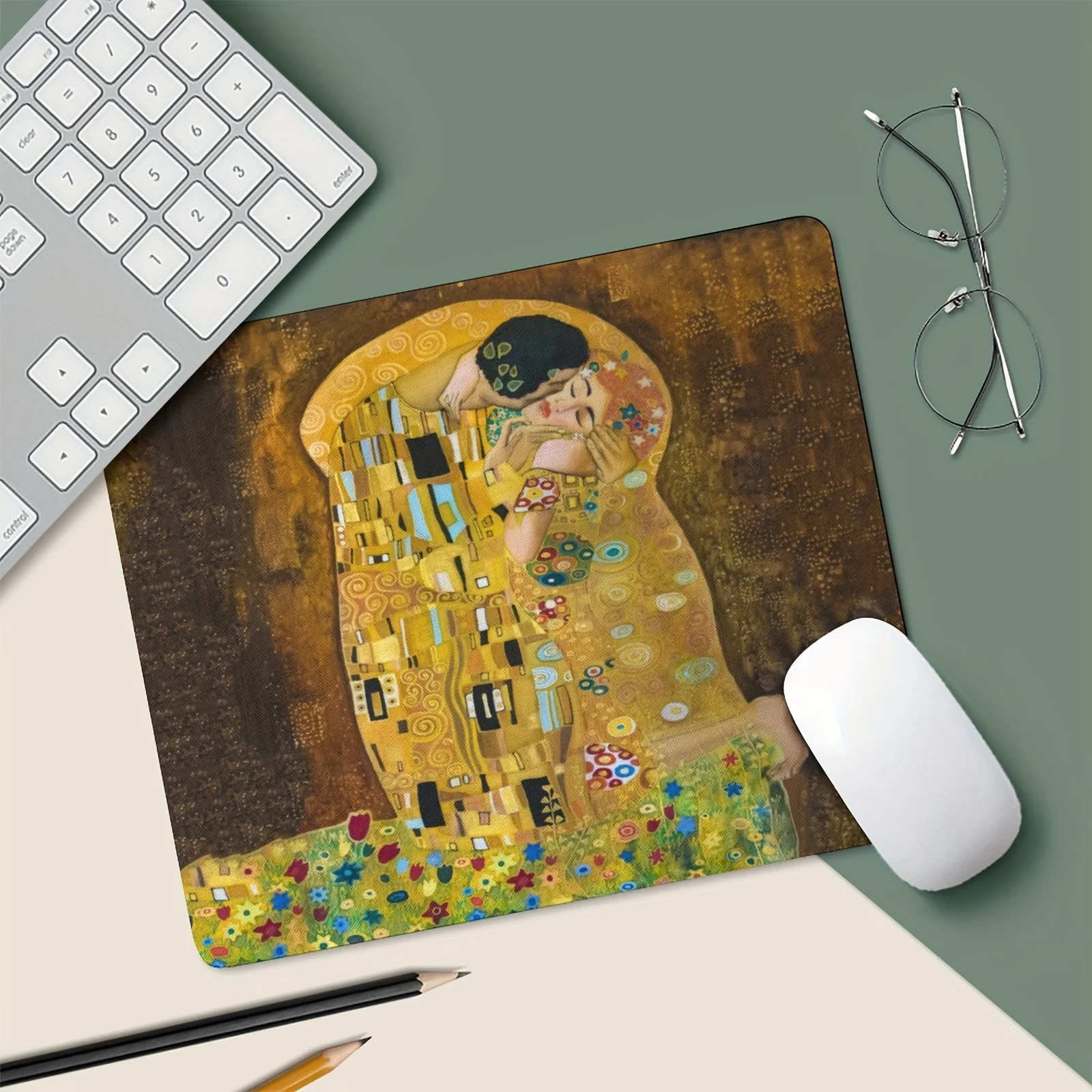 Graphic Tablet Accessories - لوحة ماوس كبيرة غوستاف كليمتس القبلة