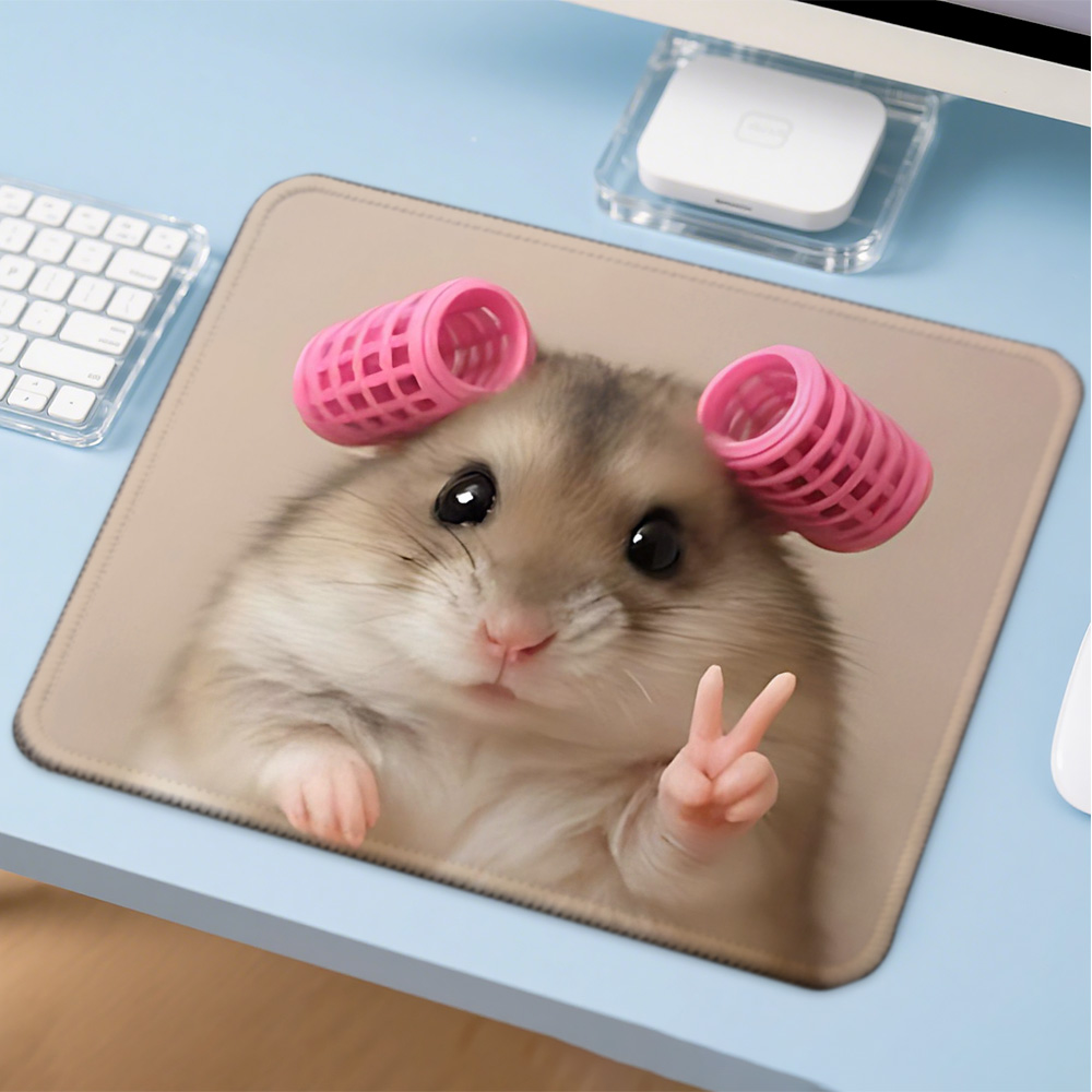 Graphic Tablet Accessories - Mosepad Kawaii Funny Cat Computer Mat