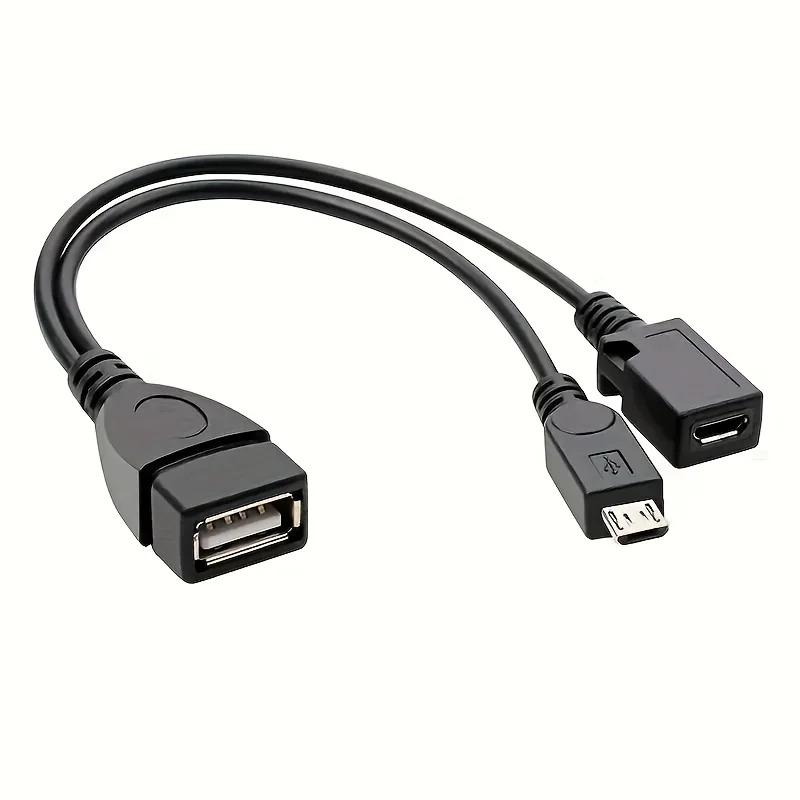 Fire Tablet Accessories - محول مقسم OTG USB إلى Micro