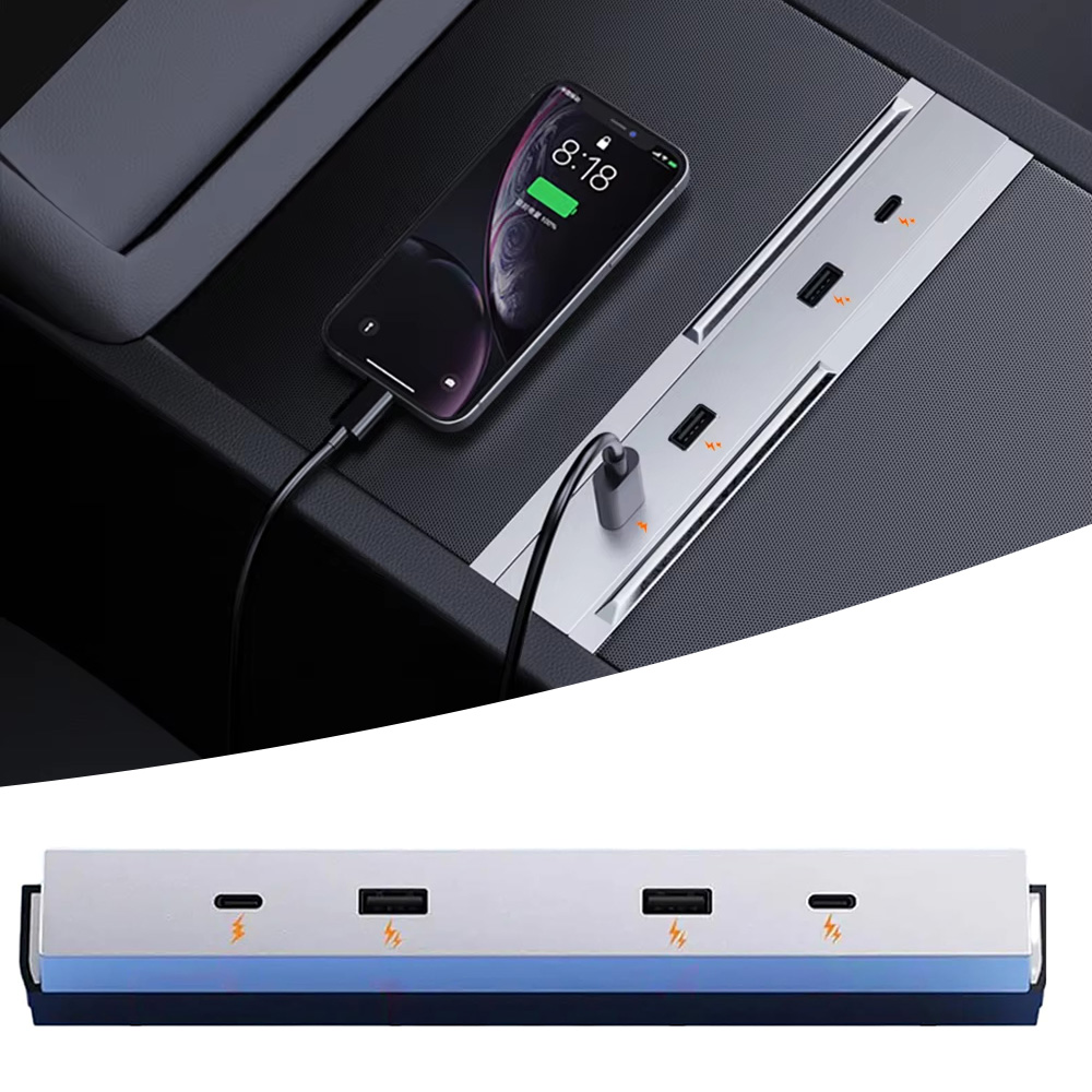 محطة شحن سريعة 27W-65W مع موزع - مراجعة Usb Hub Type C وسعره