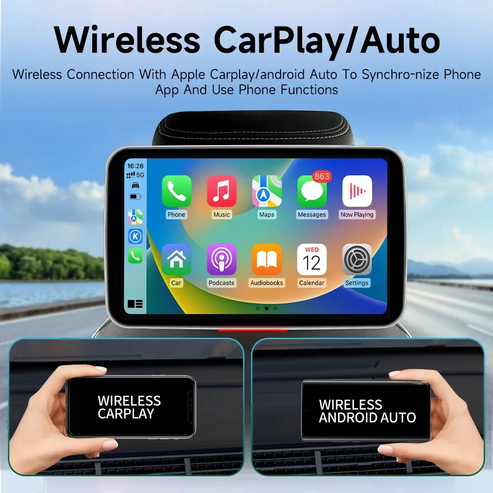 1280*720 HD سيارة مسند الرأس ر - مراجعة Ram Tablet Accessories وسعره