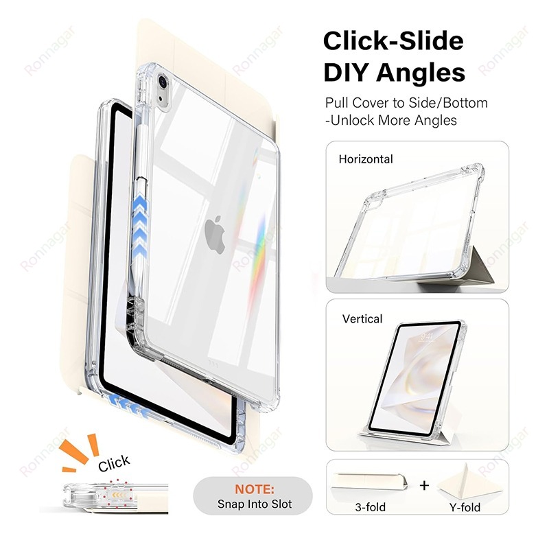 غطاء شفاف نحيف لجهاز آيباد إير - مراجعة Ipad Cover Folio وسعره
