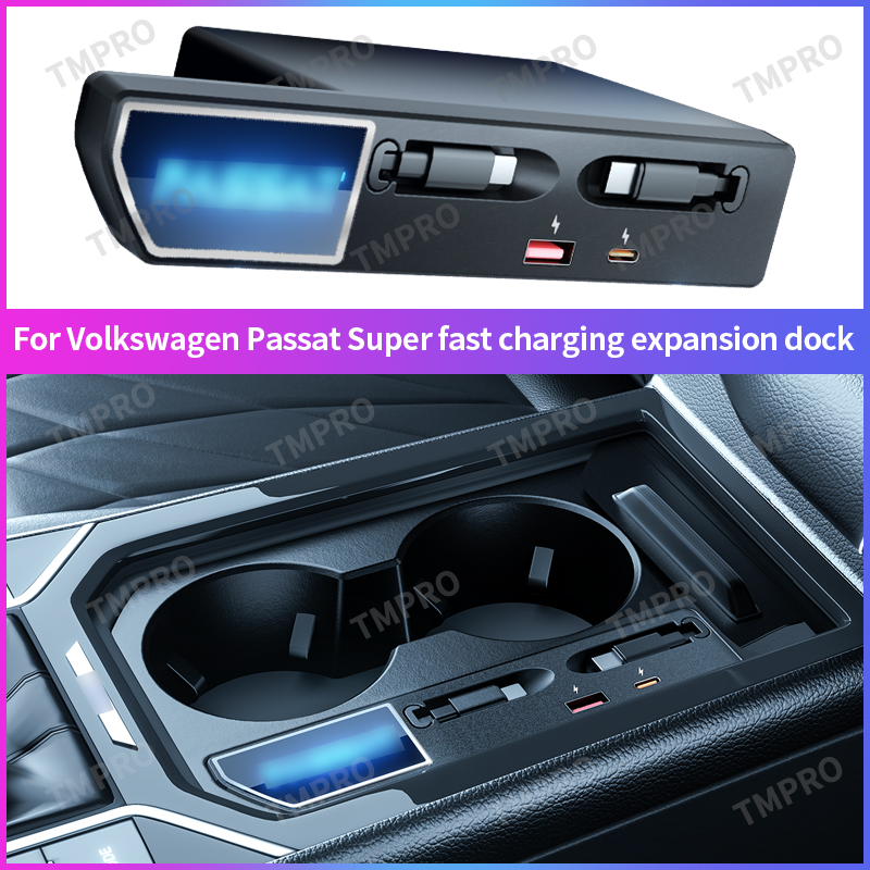قاعدة شحن سريعة PD QC لسيارة ف - مراجعة Usb Hub Type C وسعره