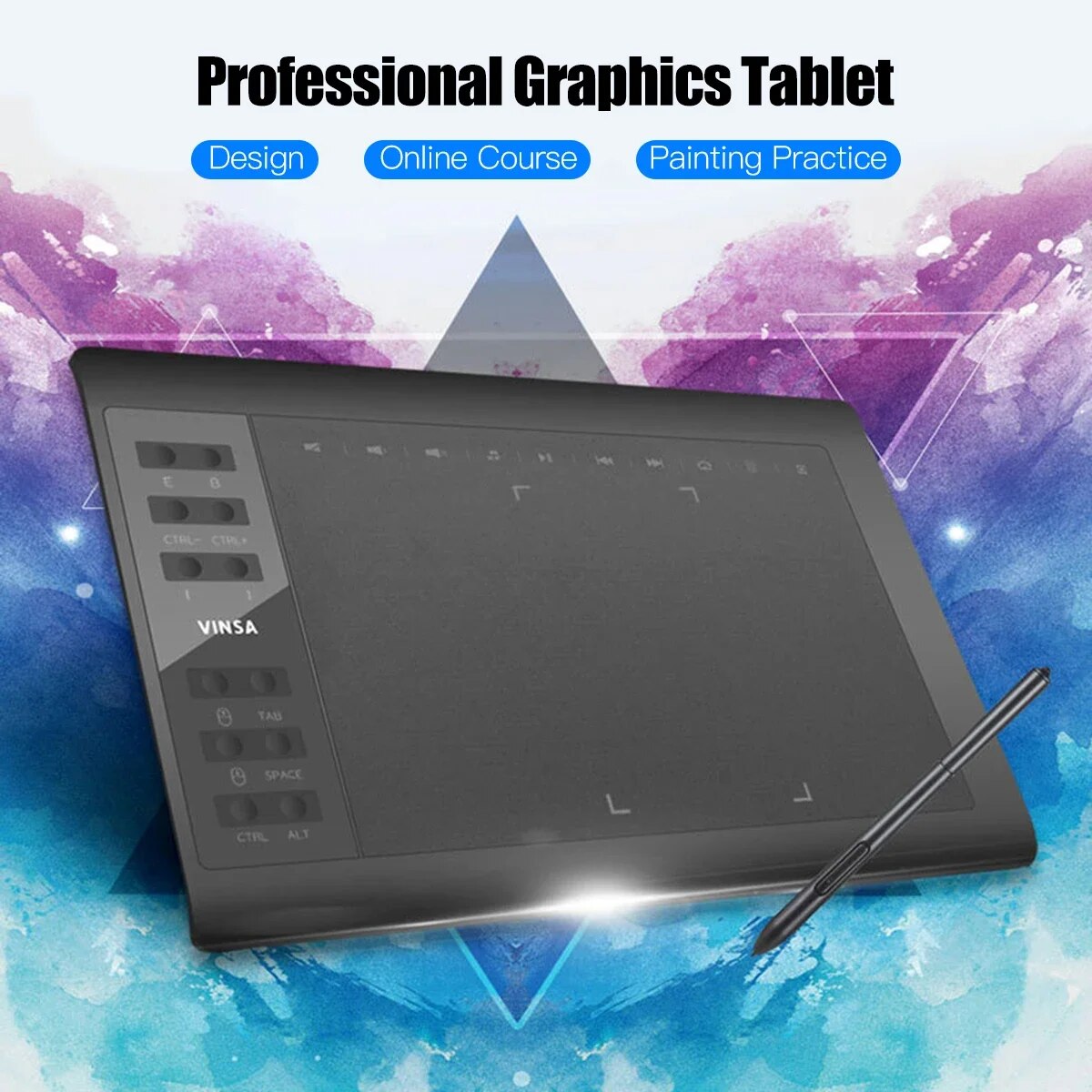 جهاز لوحي لرسم الرسومات الاحتر - مراجعة Graphic Tablet Accessories وسعره